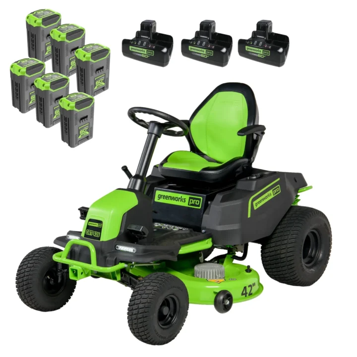 Greenworks 60V 42 in. Cordless Battery CrossoverT Riding Lawn Mower