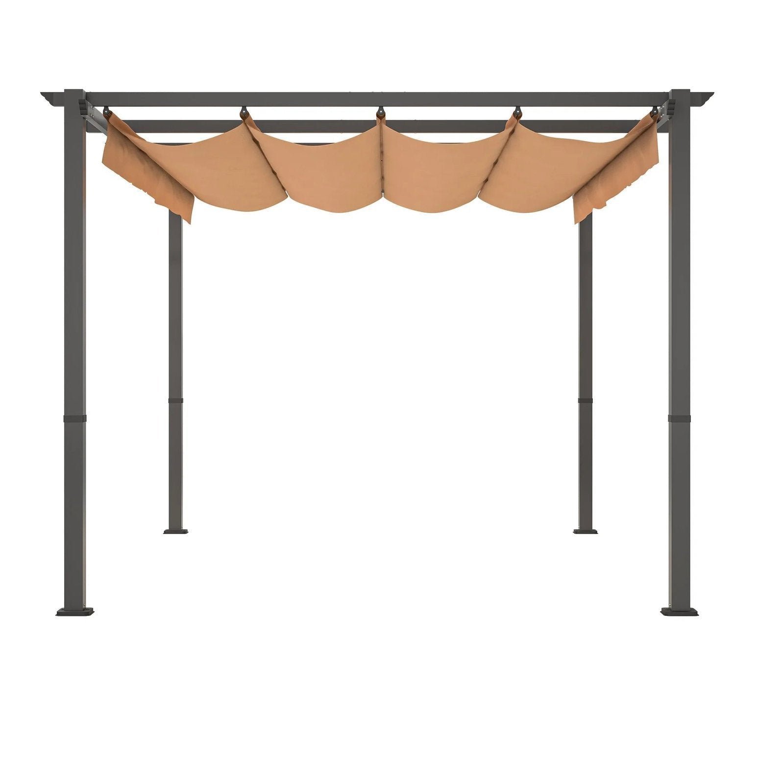 10-x-13-aluminum-patio-pergola-with-retractable-pergola-canopy-backyard-shade-shelter-for-porch-outdoor-party-garden-grill-gazebo.jpg Stylish 10′ x 13′ Aluminum Patio Pergola with Retractable Canopy – Perfect Backyard Shade Shelter for Outdoor Parties - Image 1