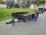 5′ X 10′ Utility Trailer Straight Deck 18″ Sides Tall Gate - Image 14