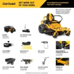 Cub Cadet Ultima ZT1 50″ Zero-Turn Riding Lawn Mower – Power, Precision & Comforts. - Image 3