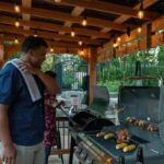 Saxony Xl 13 Ft. W X 6.5 Ft. D Solid Wood Grill Gazebo - Image 3