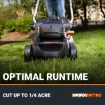 WORX Nitro 40V 16″ Cordless Lawn Mowers w/Brushless Motor 2.0 & Intellicut. - Image 2