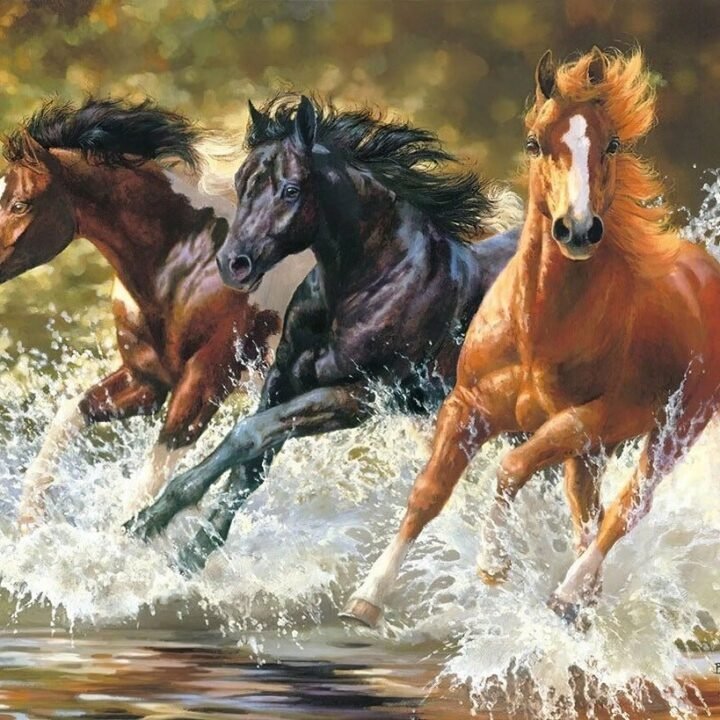 Frameless decorative paintings