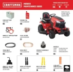Craftsman T2200K 42-in 20 HP 725cc Hydrostatic Riding Mowers. - Image 3