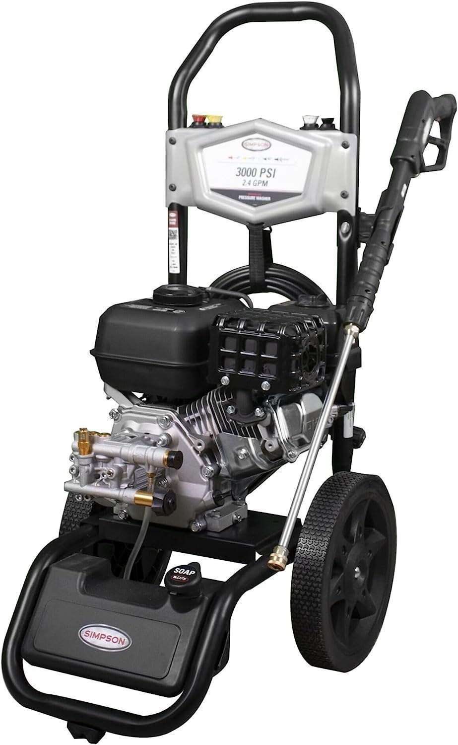 61kl6gLdHkL._AC_SL1500.jpg Simpson Megashot MS61221 3000-PSI Gas Pressure Washer with CRX210 OHV Engine - Image 1