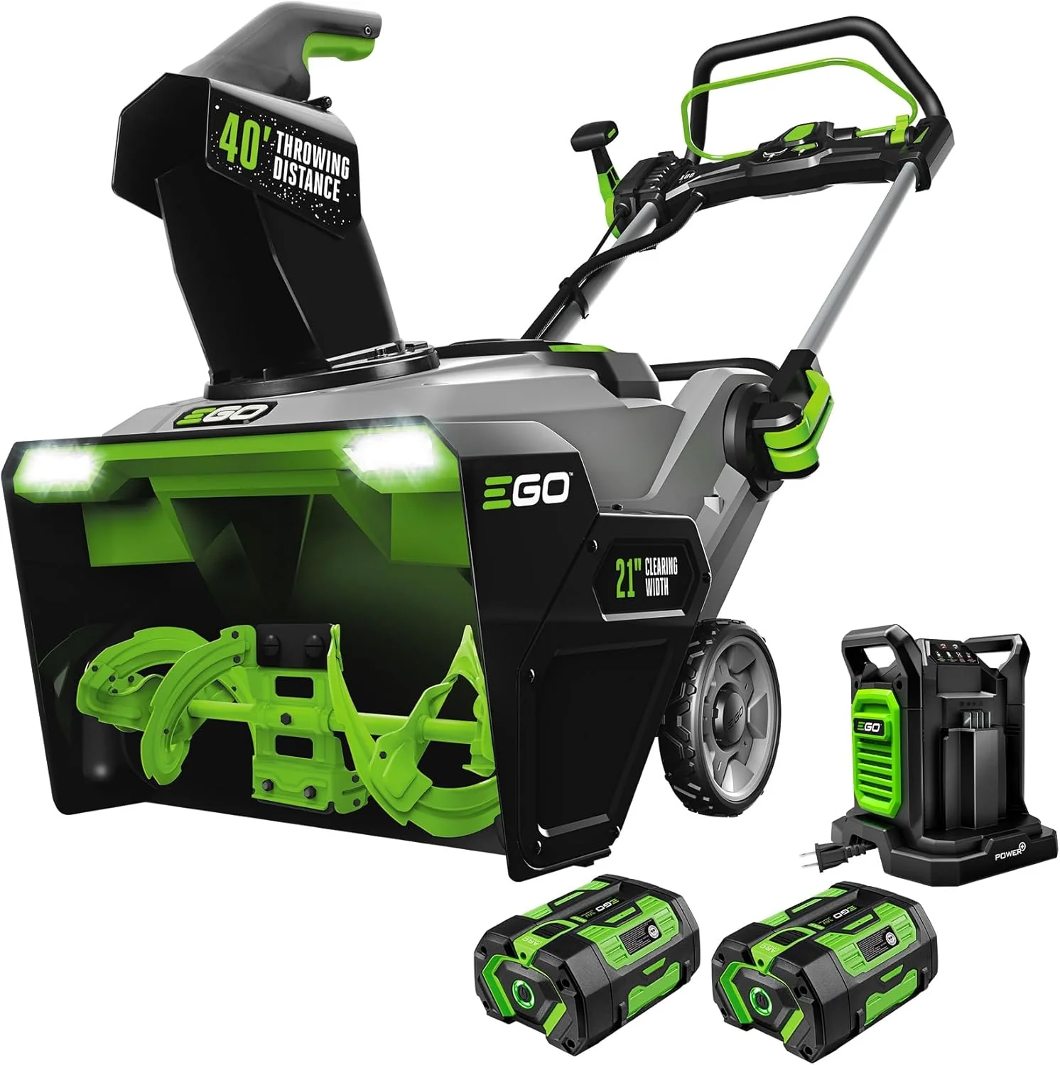 71GyA8h7j4L._AC_SL1500_1800x1800.webp EGO Power+ SNT2405 24-Inch 56V Self-Propelled 2-Stage Cordless Electric Snow Blower with (2) 7.5Ah Batteries & Dual-Port Charger - Image 1