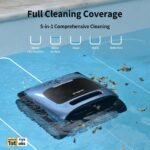 Beatbot Aquasense Pro Cordless Pool Cleaner Robot – Clarifies Water, Cleans Surface, Floor, Walls and Waterline, Intelligent Path Optimization, Surface Parking – Dark Blue - Image 6