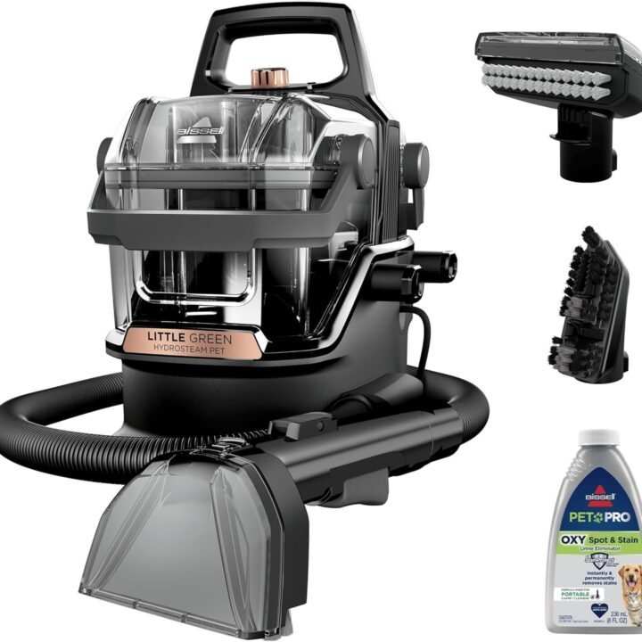 BISSELL Little Green HydroSteam 3618 Portable Carpet & Upholstery Cleaner