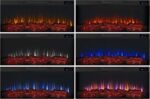 Real Flame Malie 68″ Electric Fireplace with Mantel & Remote Control - Image 9