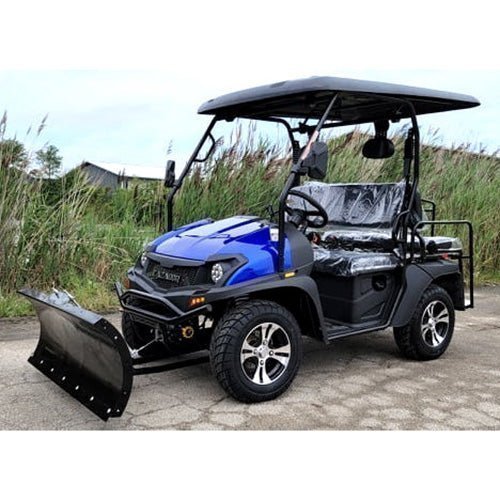 AYW-0013.1.jpg 200cc UTV With Snow Plow ATV Gas Golf Cart Utility Vehicle Snow Master GVX – BLUE - Image 1