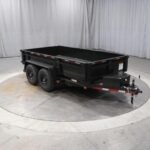 6×12 Dual-Axle Dump Trailer – 12,000 lb Heavy-Duty Hauler for Construction & Landscaping
