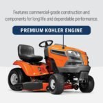 Husqvarna YTH24K54 54″ Lawn Tractor 24hp V-Twin Kohler Engine 960450079 - Image 2