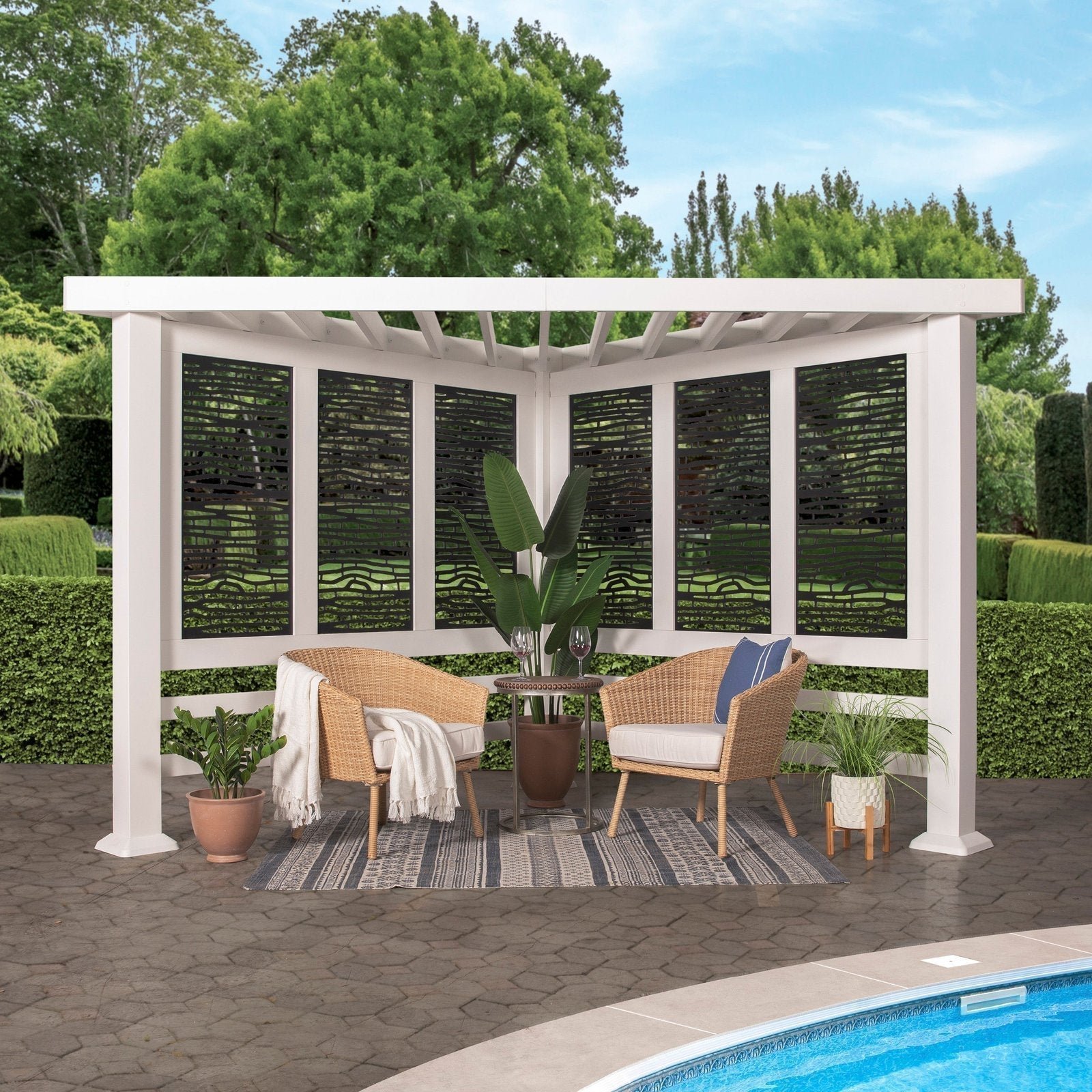 Richmond-Cabana-Main-1.jpg Richmond Modern Steel Cabana Pergola - Image 1