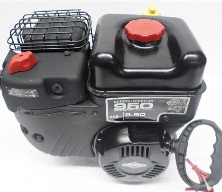 Briggs & Stratton 13D136-0010 208cc 9.5 TP Horizontal Snow Engine, 3/4 in. x 2-27/64 in. Shaft