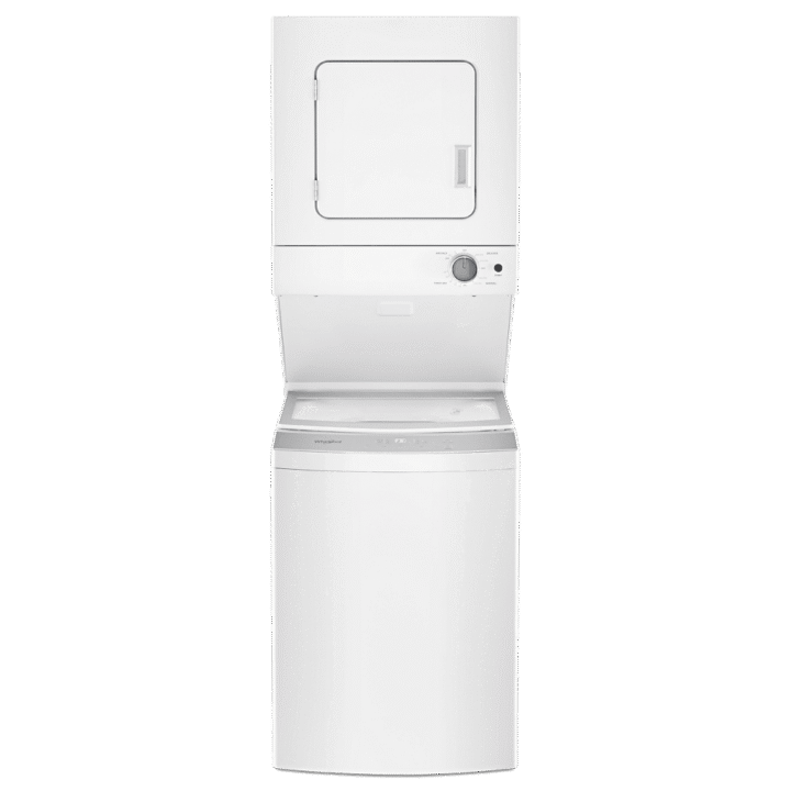 Whirlpool WET4024HW 24 inch White Electric Washer/Dryer Stacked Laundry Center