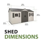 Lifetime Legacy 15 ft x 8 ft Outdoor Storage Sheds – 60465 - Image 2