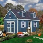Hampton 12 ft. W x 16 ft. D Wood Storage Shed Kit with Floor (192 Sq. ft.) Installtion Included