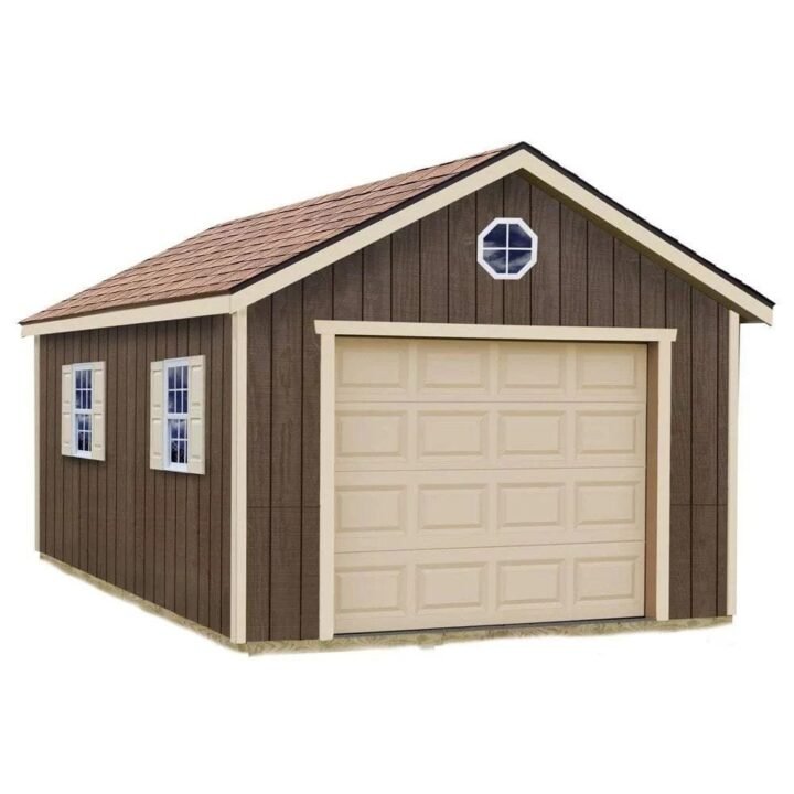 Best barns Sierra Without Floor 12-ft x 16-ft Wood Storage Shed | SIERRA1216 | Installation Included