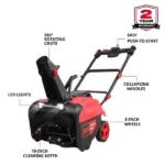 PowerSmart 80V 21″ Cordless Snow Blower with 2 Batteries and Chargers - Image 2