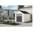 Suncast Tremont 8 ft. x 10 ft. Storage Shed with Floors – Ice Cube|BMS8125 - Image 2