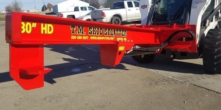 TM Heavy Duty Log Splitter Skid Steer Attachment (30" or 36" Stroke)