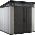 Keter Outdoor Storage Sheds, for House, Patio & Yard, Plastic Resin, Artisan, 7×7 Ft, Gray