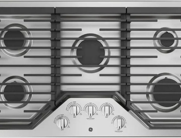 GE 36-Inch Built-in Gas Cooktops JGP5036SLSS