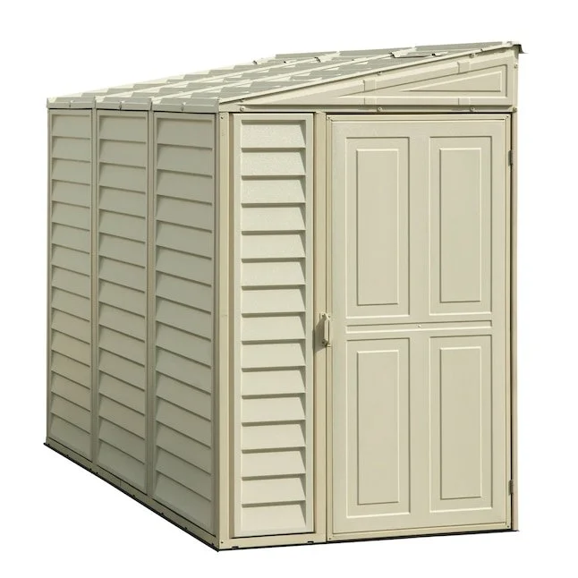 DuraMax Building Products 4-ft x 8-ft Sidemate Off-white Lean-to Vinyl Storage Sheds - Image 4